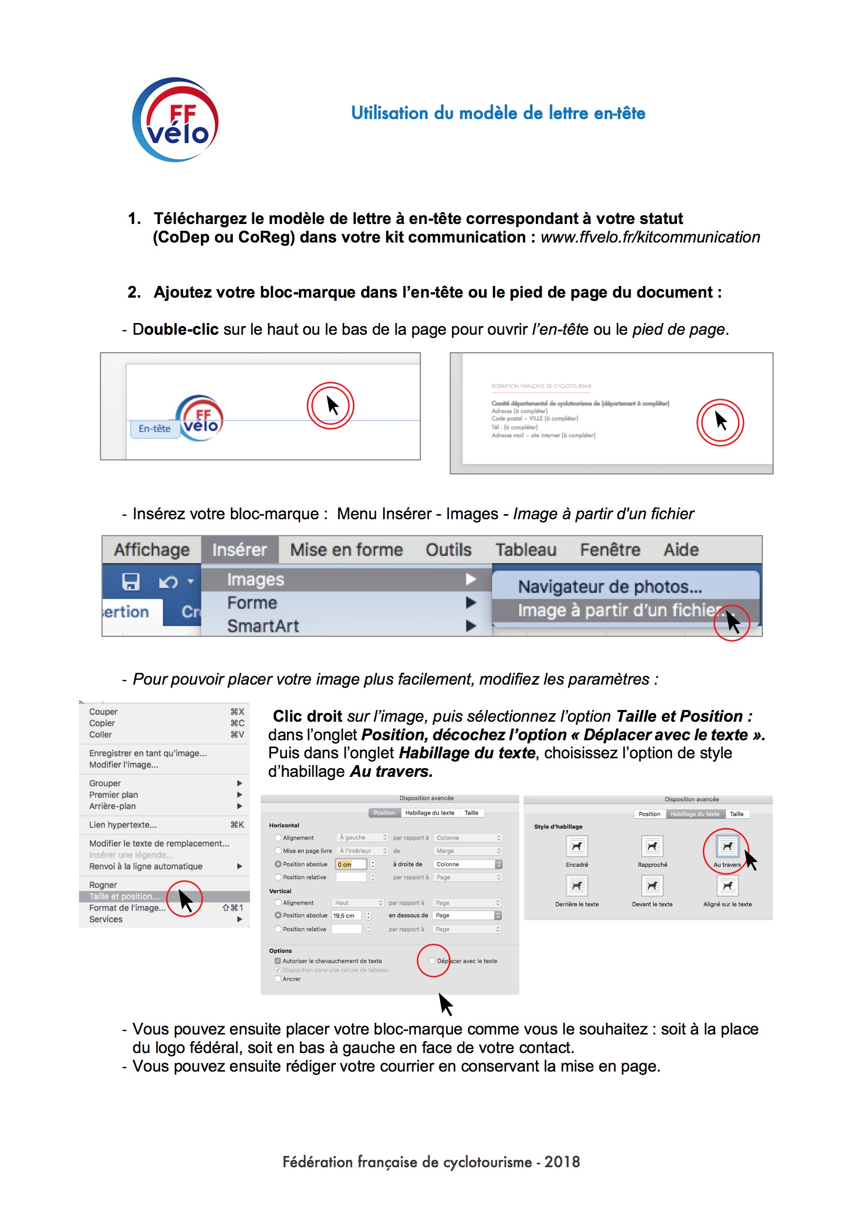Aper&ccedil;u du guide d&rsquo;utilisation